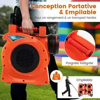 Promotions Profesionalus oro pūstuvas 2HP 2300W 49x29x51 cm juodas