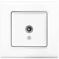 Viko 90440049 Linnera S Lizdas Tv Zakończeniowe, Kolor Baltas / 90440049