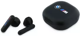 „Bluetooth“ TWS ausinės BMW su logotipu, ENC, juodos spalvos