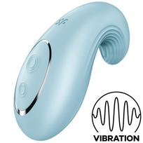 SATISFYER - MĖLYNAS DIPPING DELIGHT VIBRATORIUS
