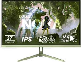 Arozzi | Nova | 27 " | IPS | QHD | 16:9 | 260 Hz | 1 ms | 2560 x 1440 pixels | 350 cd/m² | HDMI ports quantity 2 | Forest Green