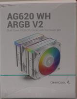 Deepcool AG620 ARGB V2 CPU Cooler, white | Deepcool CPU Cooler | AG620 ARGB | DAMAGED PACKAGING | Intel, AMD