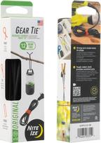 Nite Ize Gear Tie 12 Pro - 12 Pack - black