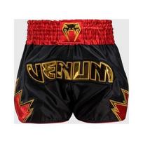 Venum Inferno Muay Thai šortai, juoda/auksinė/raudona
