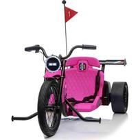 Elektromobilis Drift Bike 21, rožinis