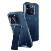 uniq heldro Mount iPhone 15 Pro 6.1" Case with Stand, Deep Blue/Ultramarine