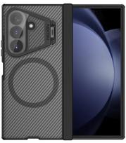 Juodas / skaidrus dėklas Samsung Galaxy Z Fold 8 Ultra telefonui "Nillkin CamShield Prop Magnetic Transparent Lens Case"