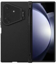 Juodas dėklas Samsung Galaxy Z Fold 8 Ultra telefonui "Nillkin CamShield Prop Magnetic Pen Slot Transparent Lens Case"