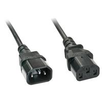 Lindy IEC C14 to IEC C13 extension cable (black, 2m)