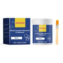 Wooden Furniture Repair Paste Kit Floor Tile Scratches Removal Polishing Filler for Refinishing And Touch up 100g White Boxed Kit