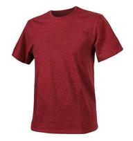 Vyriškas marškinėliai trumpomis rankovėmis, Helikon-Tex, T-shirt Classic Army, medvilniniai, raudonos spalvos melange