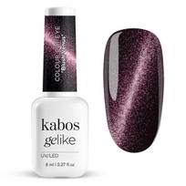 Kabos Gelike Cat Eye Venus, 8 ml – magnetinis hibridinis nagų lakas, 3D katės akies efektas, švelni rožinė „Blush Venus“