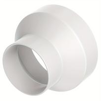 Plastikinis  Ortakio Baltas Adapteris 200mm-150mm, 200–150 mm (8–6 coliai)