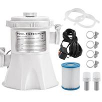 Baseino filtro siurblys 330 GPH irklenčių baseinui elektrinis vandens siurblys su 2 baseino filtro kasetėmis baseino siurbliai antžeminis mažo baseino filtro siurblys UK Plug