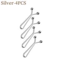 4/24pcs UV Shape Waist Cincher Clip for Pants Sleeves Cuffs Adjustable Non Slip Holder