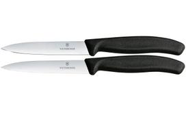 Victorinox peilių rinkinys, 2 vnt., tiesus/banguotas, 10 cm, blisterinėje pakuotėje 6.7793.2B