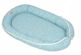 Kūdikio lizdelis BabyMatex PRESTIGE MUSLIN 80 x 55 cm, mėlynas