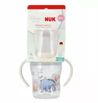 NUK Perfect Match mokomasis kūdikio buteliukas DISNEY Mikė Pūkuotukas Asiliukas 150 ml