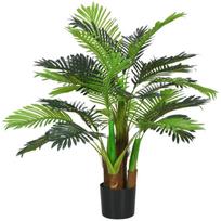 Dirbtinė palmė, 1 m, su vazonu, žalia