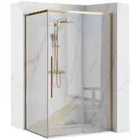 Dušo Kabina Rea Solar 80X100 Gold + Dušo Irklavimo Baseinas Savoy White