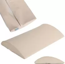 Aveno Life Pusiau apvali juosmens pagalvėlė 40x25x5, kieta, K101, smėlinė