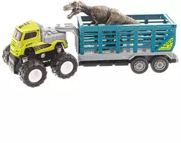 Eurobaby Zabawki Žaislinis automobilis su priekaba dinozaurui Eurobaby