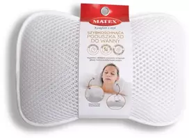 Matex Pagalvėlė voniai 30x20 cm su siurbtukais