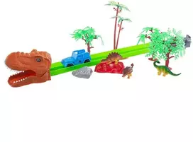 Eurobaby Zabawki Žaislų rinkinys su dinozaurais ir automodeliais Eurobaby