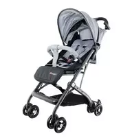 Vaikiškas vežimėlis lagaminas compact pilkas EUROBABY