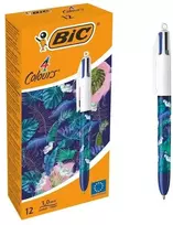Automatiniai rašikliai BIC 4 Colours Hydro violetiniai 12 vnt