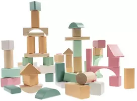 Tactic Medinės kaladėlės Soft Neutrals 60 vnt.