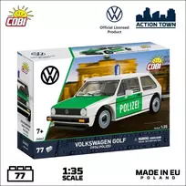Cobi Kaladėlės Volkswagen Golf 1974 policijos modelis 1:35
