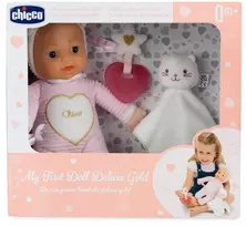 Lėlė su minkštu žaislu ir kramtuku Chicco
