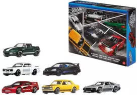Mattel Žaisliniai Hot Wheels automobiliai Sidabrinis Japan 6 vnt