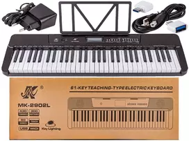 Elektroninės klavišinės organos su 61 klavišu ir MIDI jungtimi
