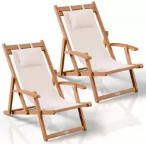 Juskys Gultai Tavira 2 vnt. 110x60x110 cm kreminės spalvos