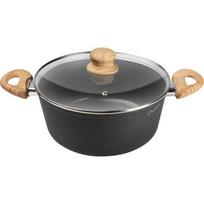 Kasenė - LAMART - NATUR LT1247 - Aluminis - 24 cm - Neprisikabinančios - Įtraukta dangtis