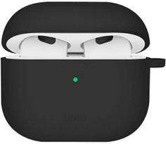 UNIQ Nexo Case AirPods 4 + Ear Hooks Silicone Black