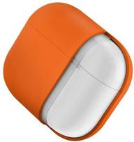 UNIQ Nexo Case AirPods 4 + Ear Hooks Silicone Volt Orange