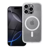 OEM Clear Mag Cover phone case with MagSafe support for iPhone 16 Pro transparent