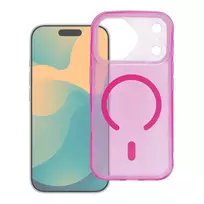 OEM Aurora phone case with MagSafe support for iPhone 13 Pro pink