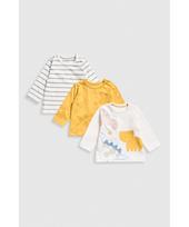 MOTHERCARE marškinėliai ilgomis rankovėmis 3 vnt., IF540 80