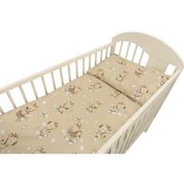 Užvalkaliukai 2 dalių Ankras vežimėliui,lopšiui ŽYRAFKI Beige