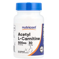 Nutricost Acetyl L-Carnitine 500 mg 30 caps