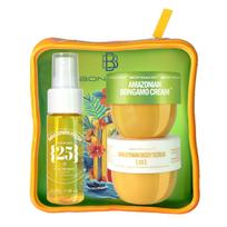 Set Bongamo: Amazonian Fresh 25 Refreshing Body Spray Vanilla, 30 ml + Amazonian Fresh 25 Smoothing Body Scrub, 50 ml + Amazonian Firming Body Cream Body, 50 ml