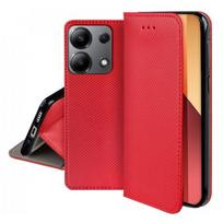 Išmanusis magnetinis dėklas, skirtas "Samsung Galaxy A15 4G / A15 5G", raudonos spalvos