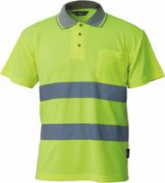 BETA ĮSPĖJAMIEJI POLO MARŠKINĖLIAI M GELTONI PS01-BY