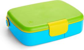 Pietų dėžutė Munchkin Lunch Bento dėžutė, žalia, nepralaidi skysčiams, su įrankiais