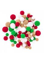 Burbuliukai MIX JOLLY CHRISTMAS 80vnt