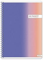 Sąsiuvinis su spirale A4 60lap. 70g SUNSET linija